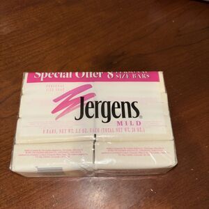 Jergens Mild Bar Soap 8 Bars 3.5 Oz Each